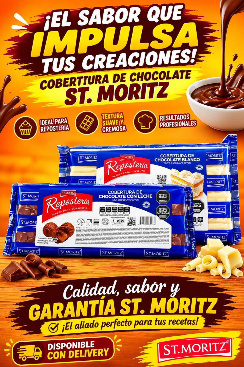 Publicidad de cobertura de chocolate