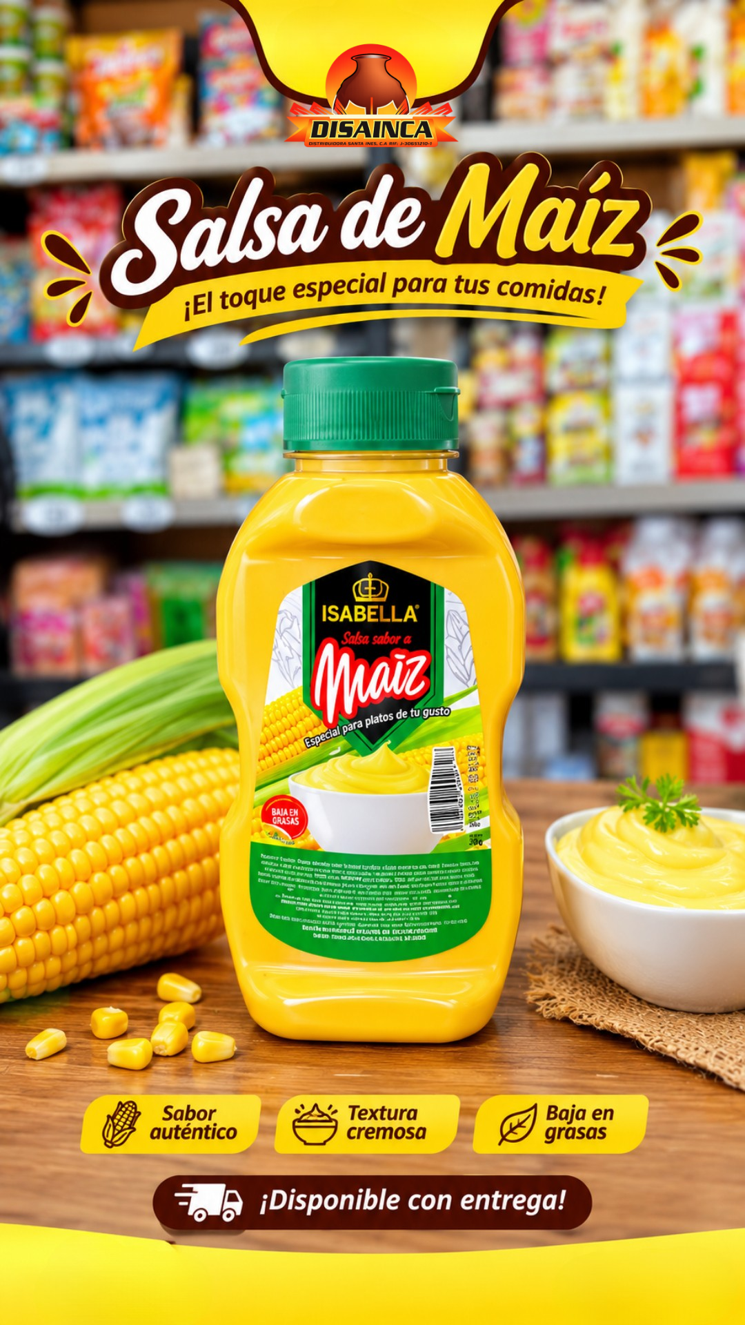 Publicidad de salsa de maíz