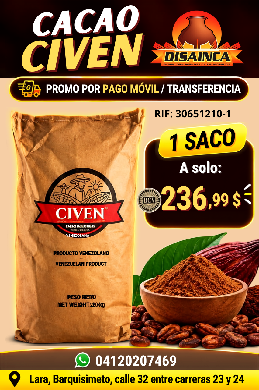 Promoción comercial de cacao