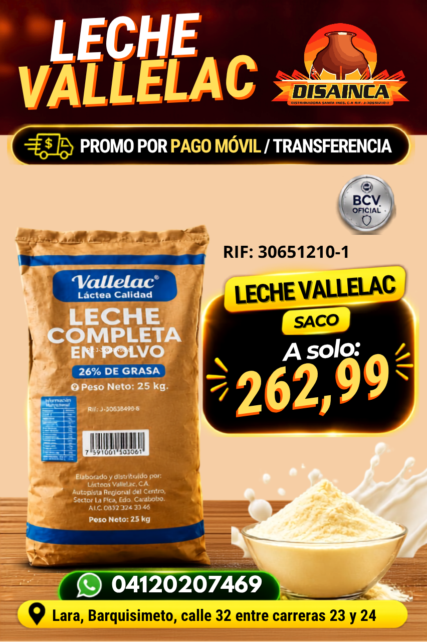 Promoción de leche en polvo